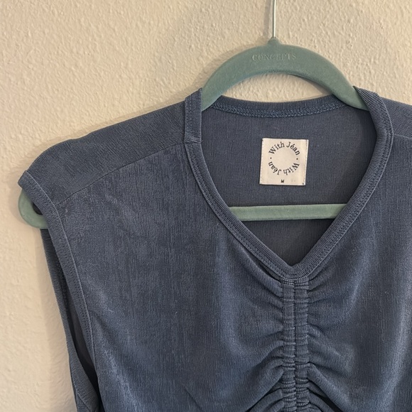 With Jéan Roxy Dress in Denim Blue - Picture 3 of 6